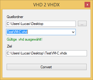 VHD 2 VHDX Converter