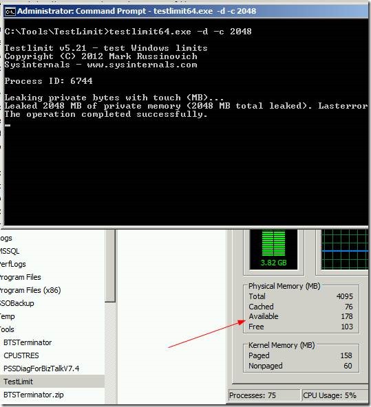 windows CPU / Memory / Disk Load