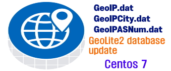 GeoLite2 database 이용 GeoIP.dat GeoIPCity.dat 파일 업데이트 ( Centos 7 )