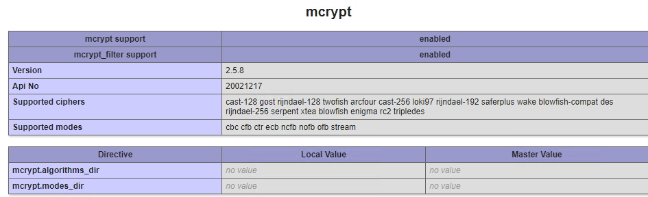 php 7.3 mcrypt  install