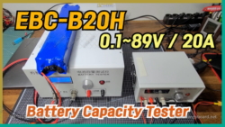 EBC-B20H  Battery Capacity Tester / ( 0.1V ~ 90V / 20A )  배터리 방전 테스트 사용방법