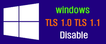 Windows Server disable TLS 1.0 TLS 1.1 (비활성화)
