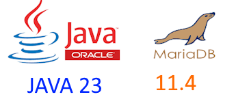 java 23  (oracle jdk) mariadb 14.4 연결 및 샘플 연결 테스트