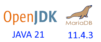 java 21.04 (open jdk) mariadb 11.4 연결 및 샘플 연결 테스트